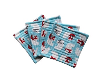 Polar Bears Quilted Coasters