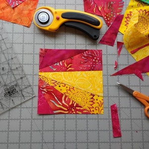 Burst Paper Piecing Pattern