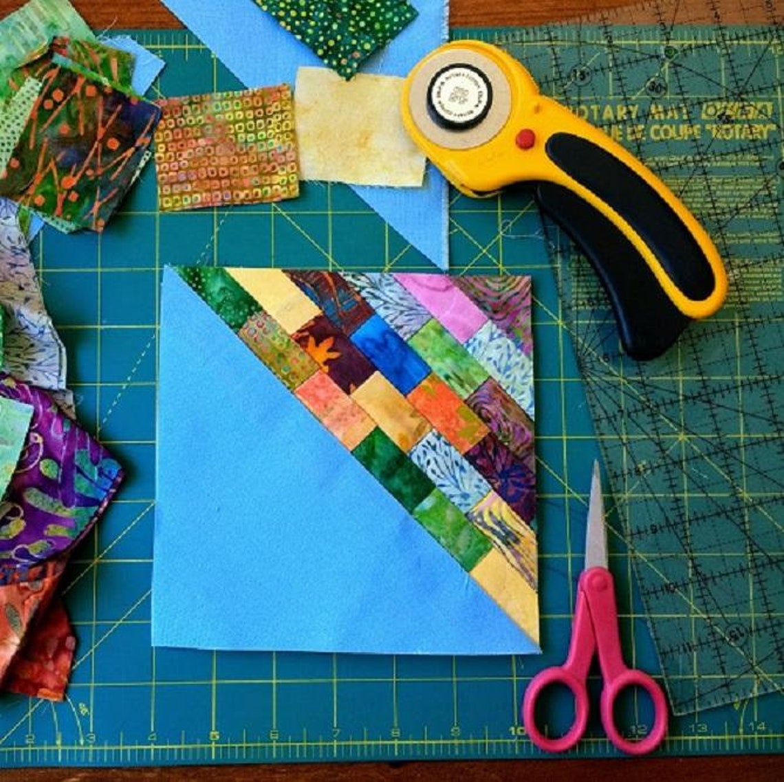 Brix Paper Piecing Pattern - Etsy
