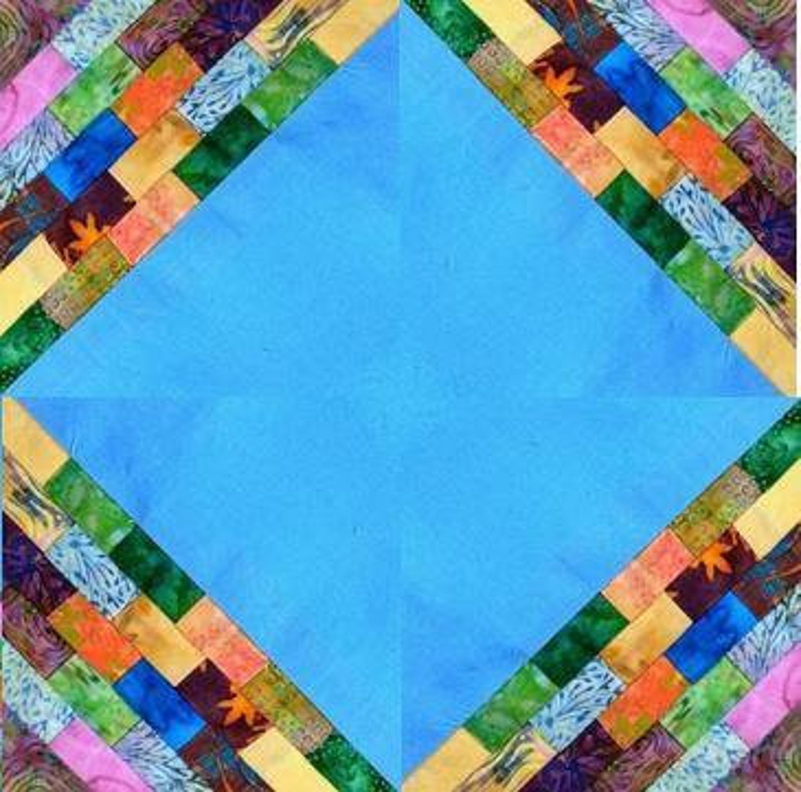 Brix Paper Piecing Pattern - Etsy