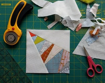 Scrappy Splits Paper Piecing Pattern