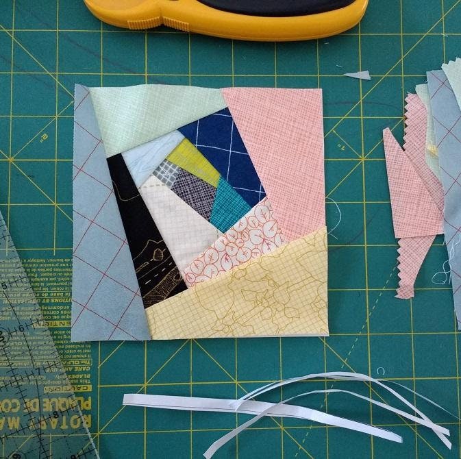 Wonky Log Cabin Paper Piecing Pattern - Etsy