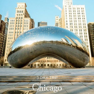 Chicago 3-day Winter Travel and Template Itinerary for First-Time Visitors | Travel Planner | Travel Agent | Traveling Guide