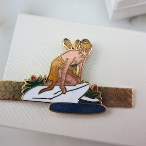 White Rock Soda Tie Bar Clip - Vintage Advertising Mens Jewelry, Soda Pop Soft Drink, Enamel Psyche Fairy Tie Accessory