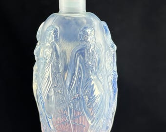 Sabino La Ronde Fleurie Opalescent Perfume Bottle Dancing Nymphs