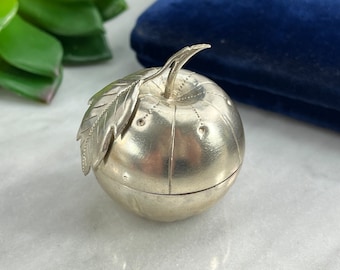 Betel Nut Box - Miniature Metal Figural Fruit Shape