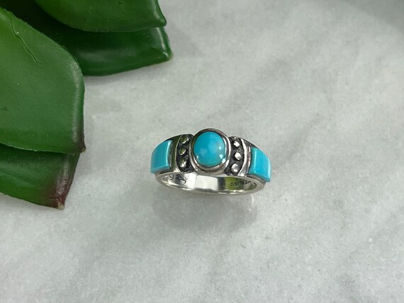 Sterling Silver Turquoise Ring - Silver Cloud Jew… - image 7