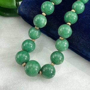 Green Aventurine Beaded Necklace image 1