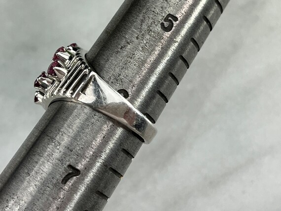 Ruby Statement Ring - Genuine Natural Rubies, Ste… - image 3