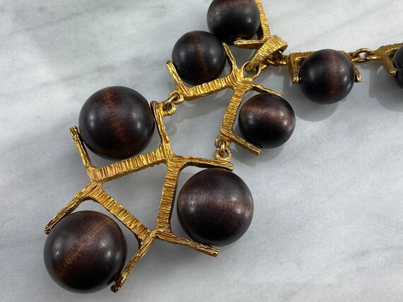 Brutalist Statement Necklace - Large & Chunky Mid… - image 6
