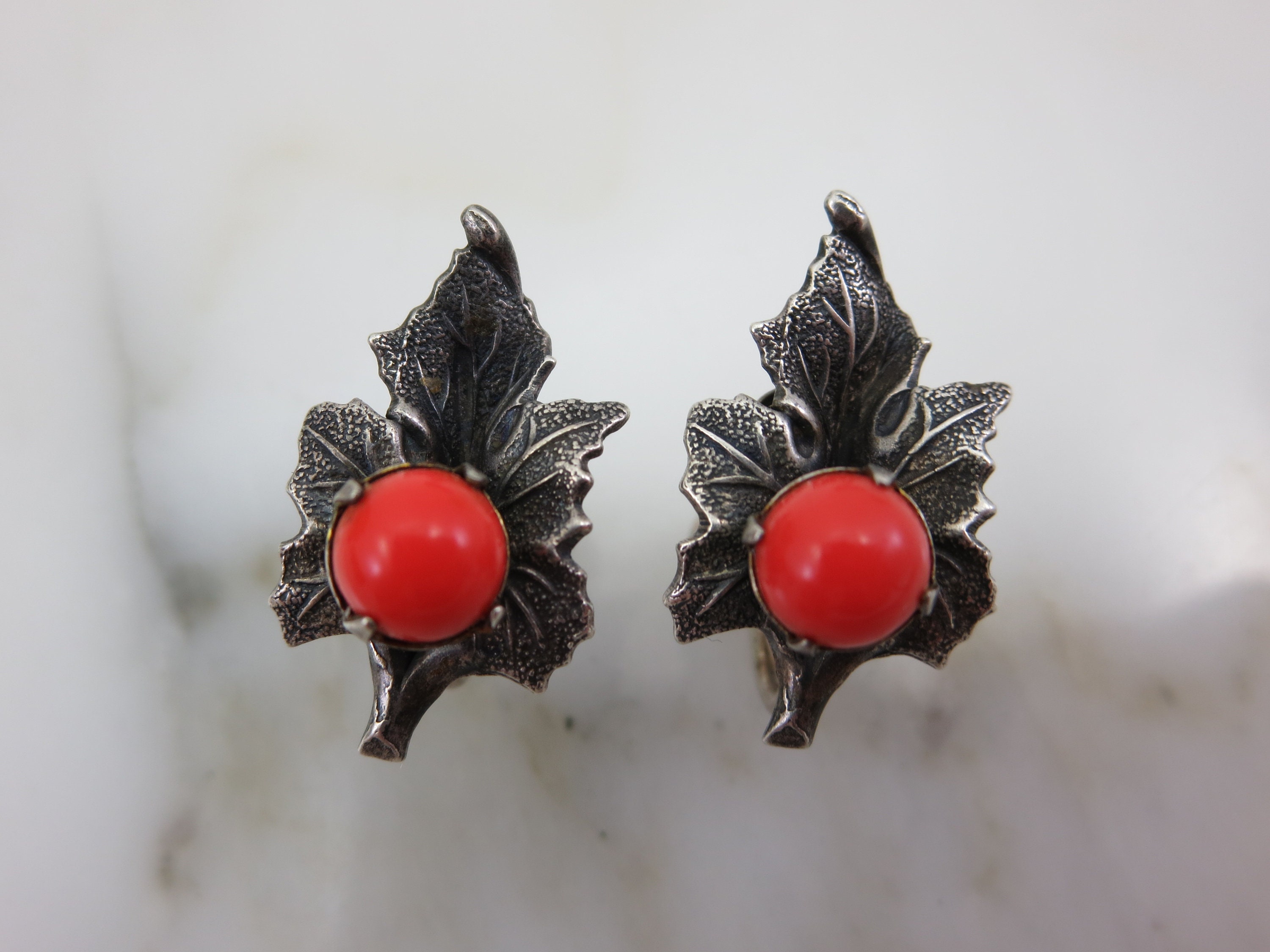 Orecchini Pendenti Corallo Rosso e Oro | I Gioielli Del Mare