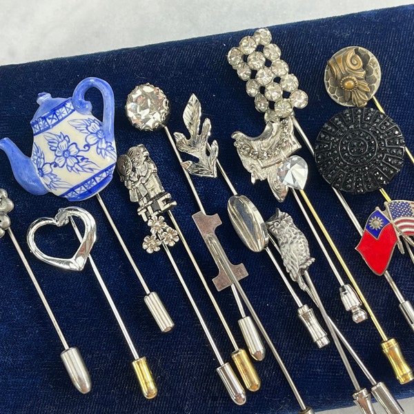 Vintage Stick Pin - ONE PIECE You Choose