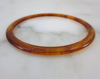 Bakelite Bracelet - Root Beer Bakelite Bangle Bracelet, Spacer Stack Bracelet, Vintage Bracelets for Women