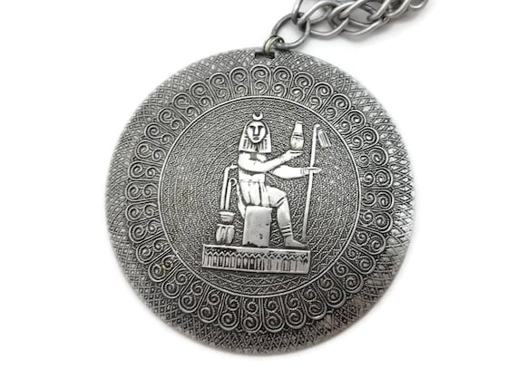 Egyptian Jewelry Pendant Charm - Egyptian Revival… - image 1