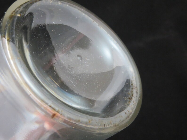 Antique Apothecary Bottle - Glass Label French Chemist Bottle Farmhouse ...