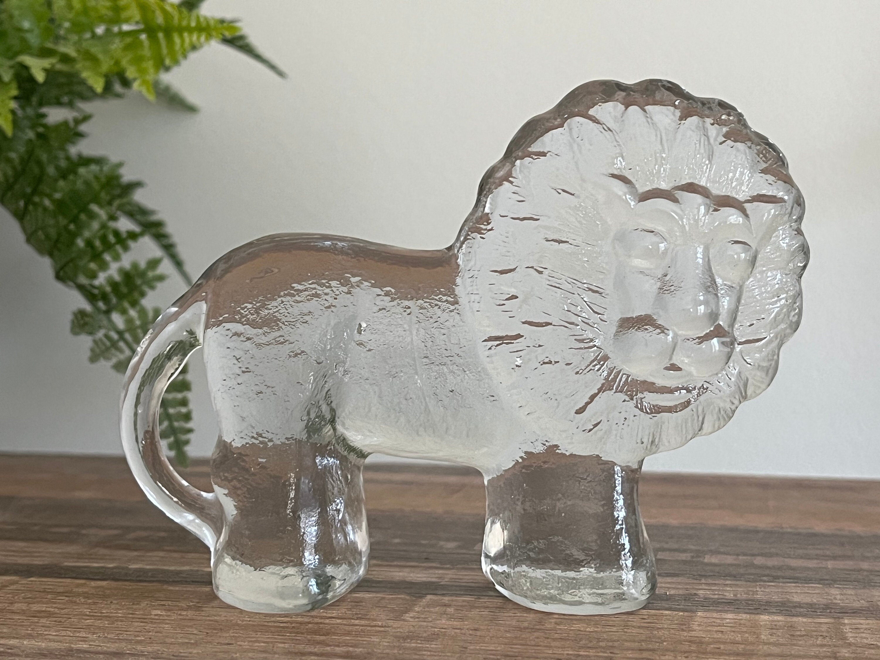 Kosta Boda Glass Lion Figurine Zoo Series by Erik Hoglund Etsy Canada