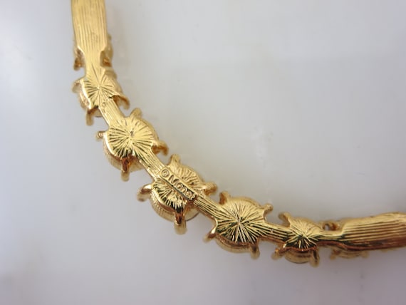 Rhinestone Monet Necklace - Costume Jewelry, Brid… - image 2