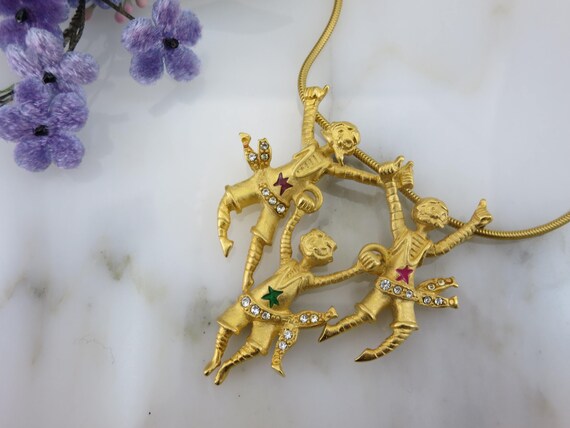 Circus Necklace - Bob Mackie Jewelry Trapeze Artis