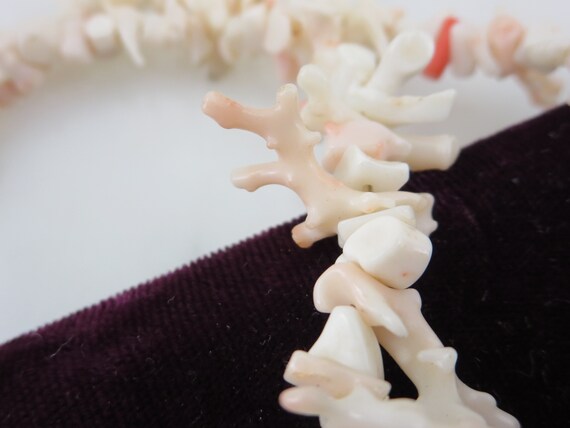 Branch Coral Necklace - Vintage Coral Jewelry, Be… - image 2