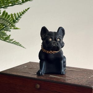 アンティーク雑貨 Westmoreland French Bulldog Westmoreland Glass Bulldog Figurine - Etsy