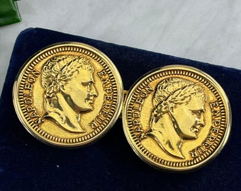 Vintage Napoleon Gold Tone Belt 
Excellent Condition Napoleon Coin Belt - Etsy main image 3