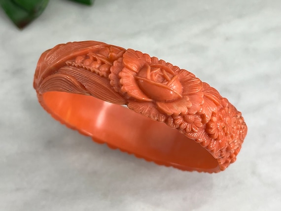 Coral color costume jewelry deals
