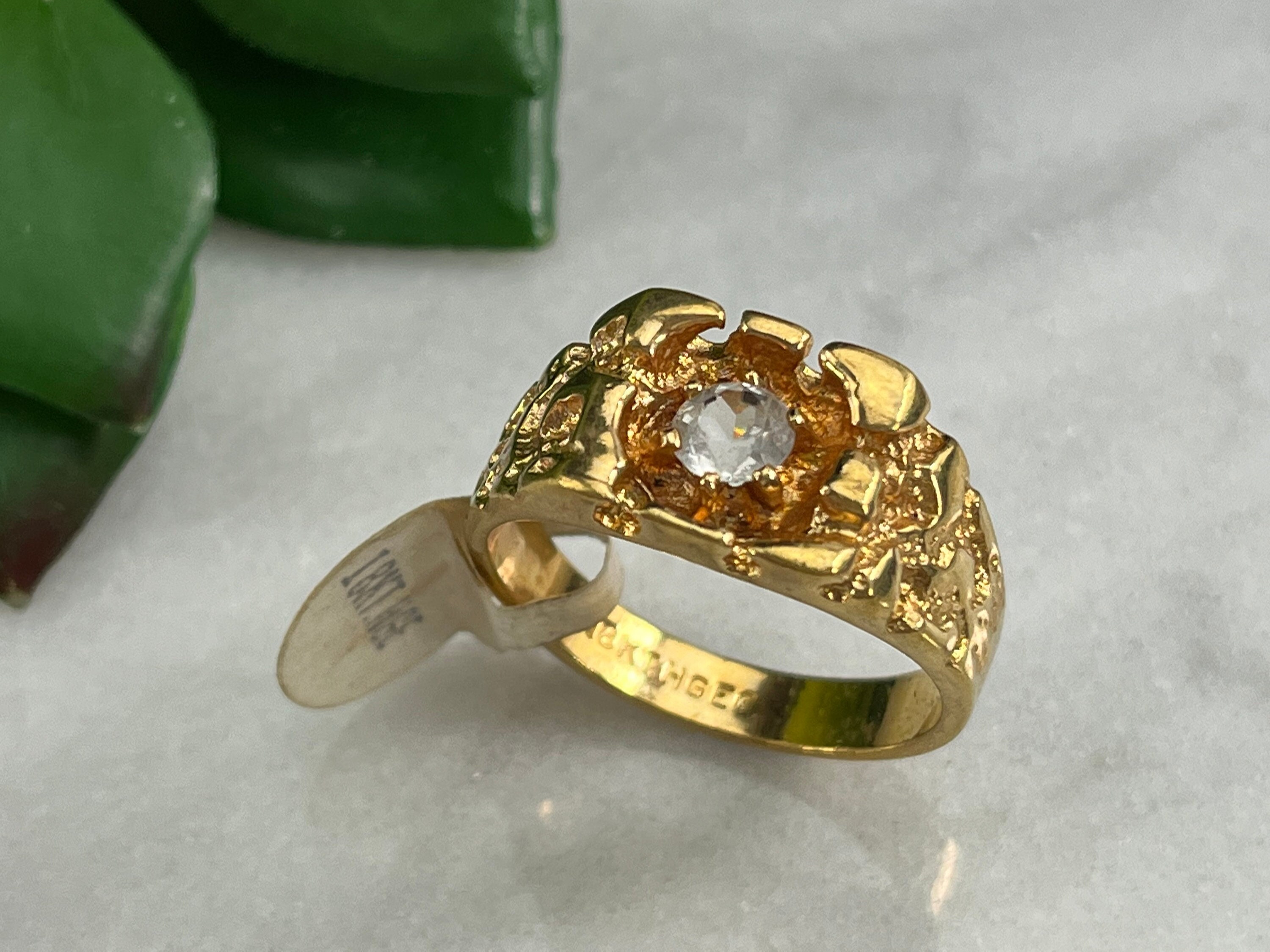 Fake Gold Ring - Free Shipping For New Users - Temu United Kingdom