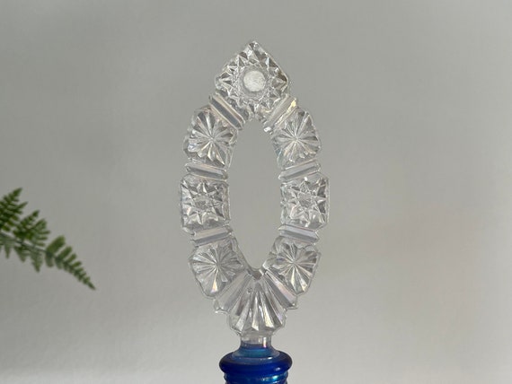 Vintage Hand Painted Fenton Glass Perfume Bottle … - image 5