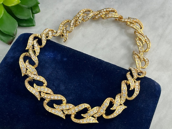 Elizabeth Taylor Eternal Flame Necklace - Rhinestone Designer Costume Jewelry