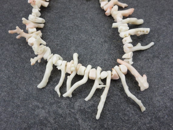 Branch Coral Necklace - Vintage Coral Jewelry, Be… - image 9