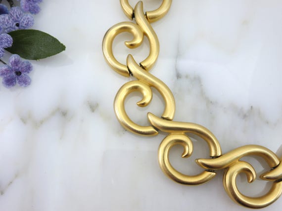 Gold Givenchy Necklace - Chunky Gold Chain Necklac