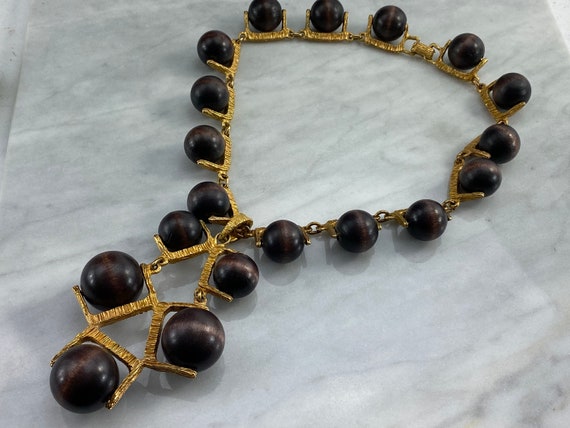 Brutalist Statement Necklace - Large & Chunky Mid… - image 4