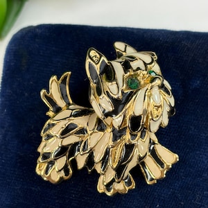 Trifari dog brooch - Etsy 日本