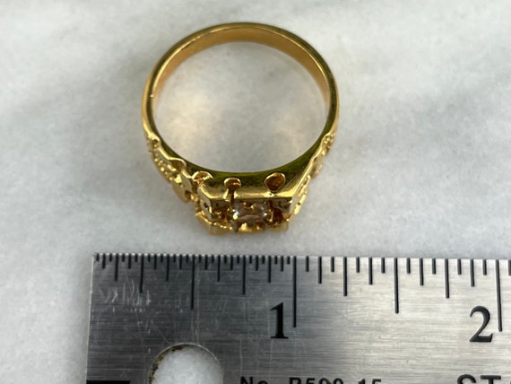 seidayee Statue of Liberty Diamond Ring 18K Yellow/White Gold Europe  American Men Rings Retro Personality Customize (18K Rose Gold L)|Amazon.com