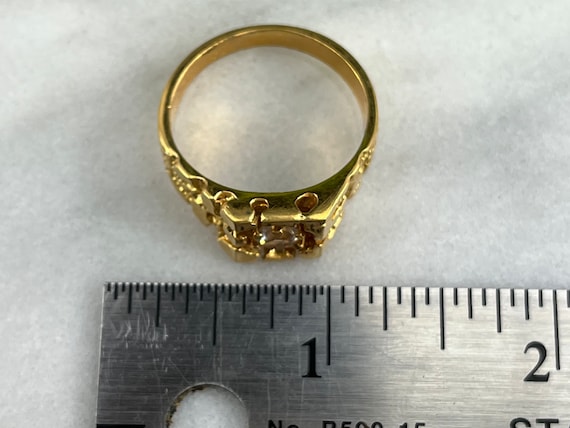 Fake gold on sale rings men's