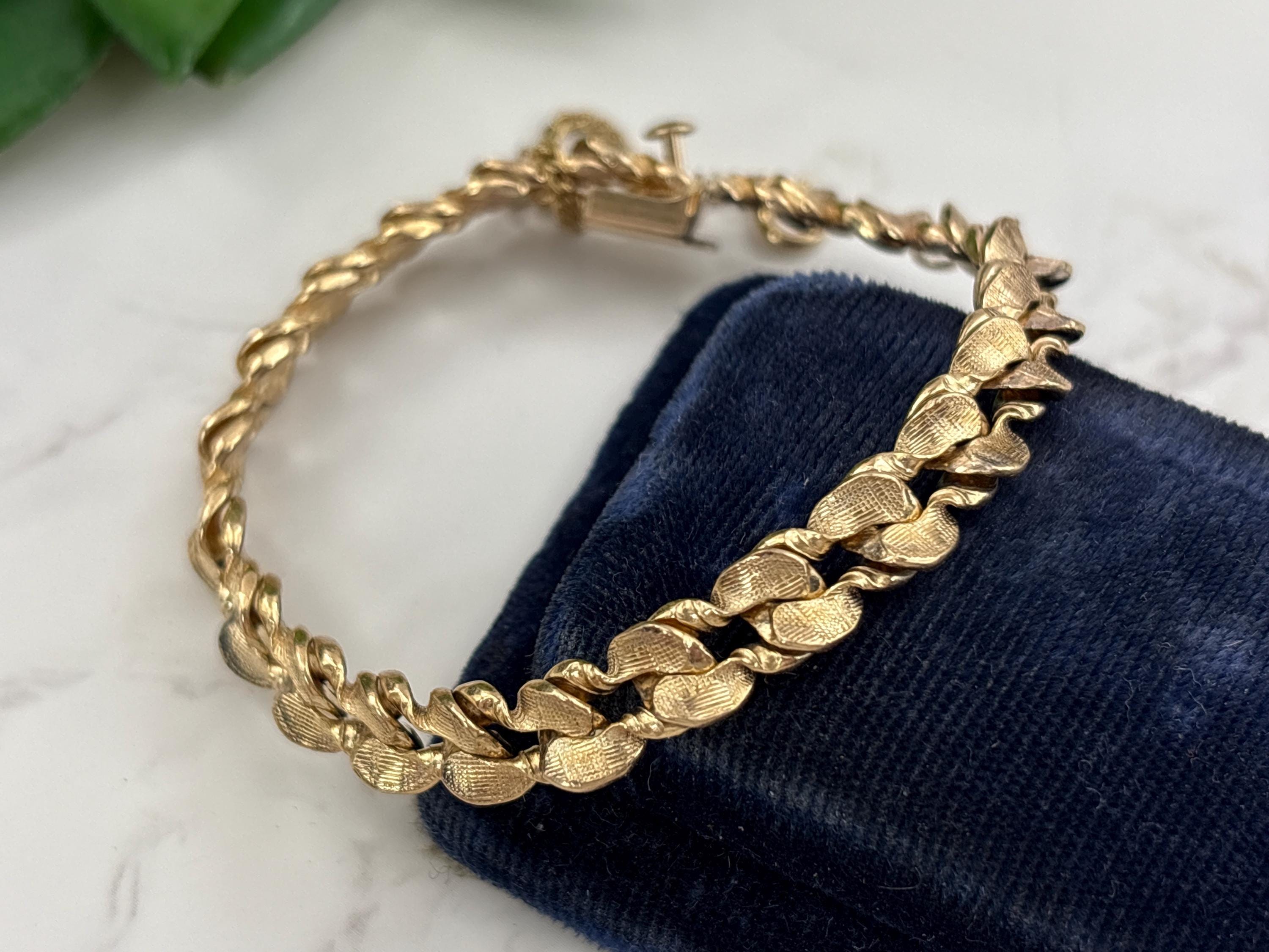 12k gold bracelet - Etsy 日本