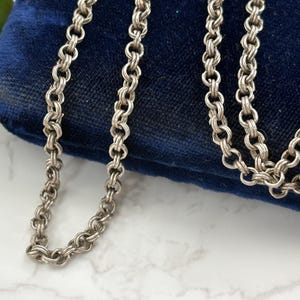 Mexican Silver Link Necklaces - Etsy