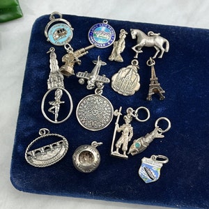 Sterling Silver Bracelet Charm or Pendant - ONE PIECE Your Choice