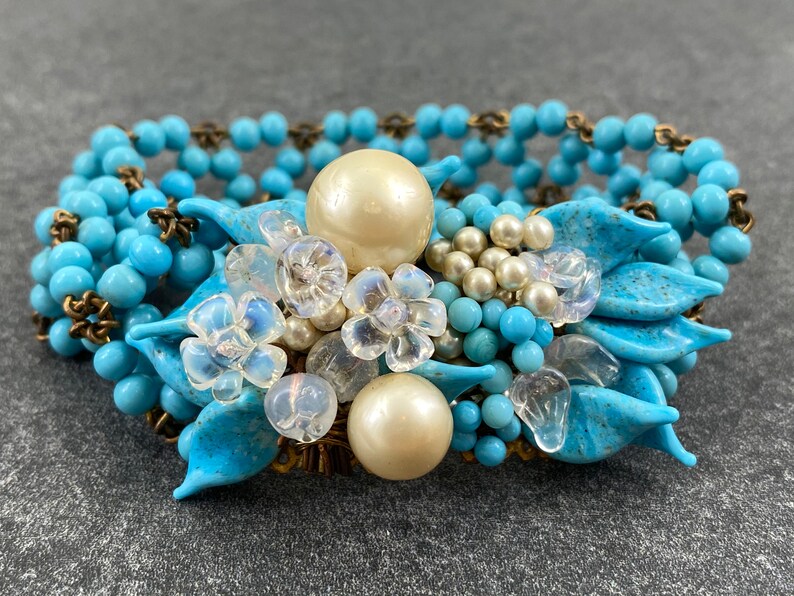 Madeleine Riviere Jewelry Beaded Bracelet Louis Rousselet Etsy