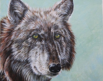 Wolf - Original Painting