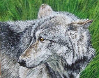 Wolf - Original Painting