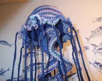 Knitting Pattern for Jellyfish Ornament