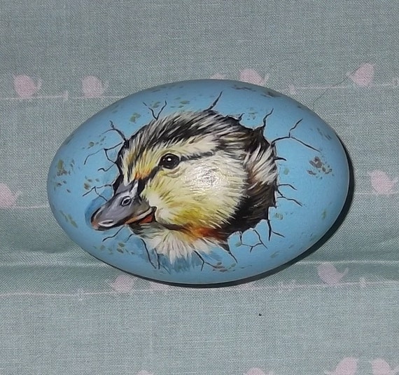 Hand Painted Goose Egg Etsy