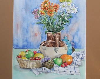 死んだ鳥の静物画 水彩画 1906年 P.V. ボストン オリジナル - Etsy 日本