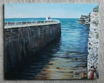 Original Painting - The Breakwater