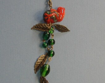 Glass Tree Frog Pendant