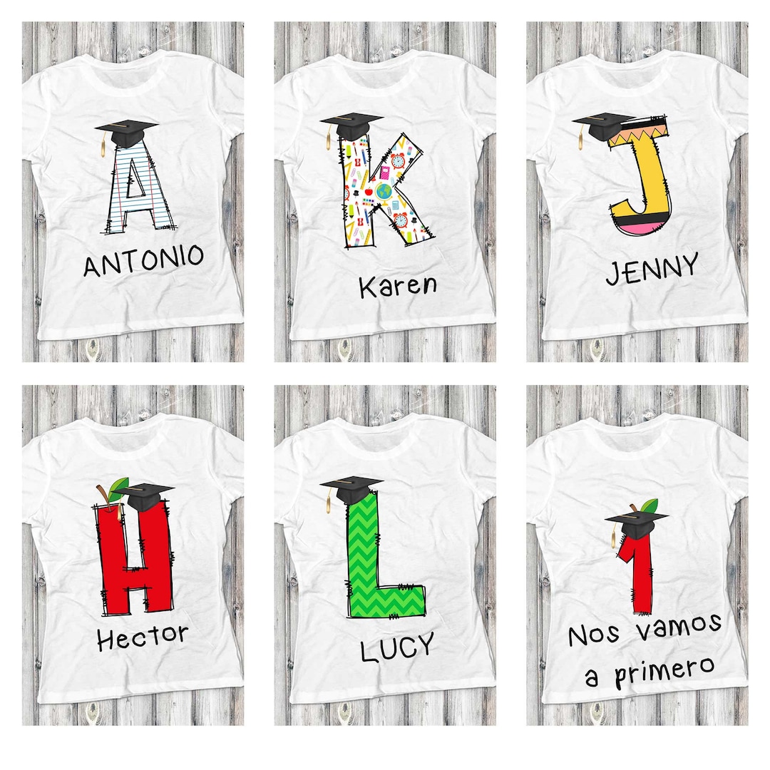Alphabet Graduation School Templates Graduate T-shirt 51 Package ...