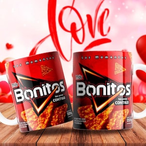 Plantillas Chocolates Golosinas Frituras  Chicles Sublimación Tazas San Valentin Enamorados Descarga instantánea