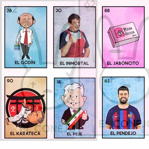 The New Mexican Loteria Funny Funny Adult Parodies Instant Download 63