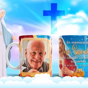 12 Templates FUNERAL MEMORIES OF THE DECEASED Wake Masses Mugs Photo Phrases Instant Download Sublimation Editable Photoshop Designs